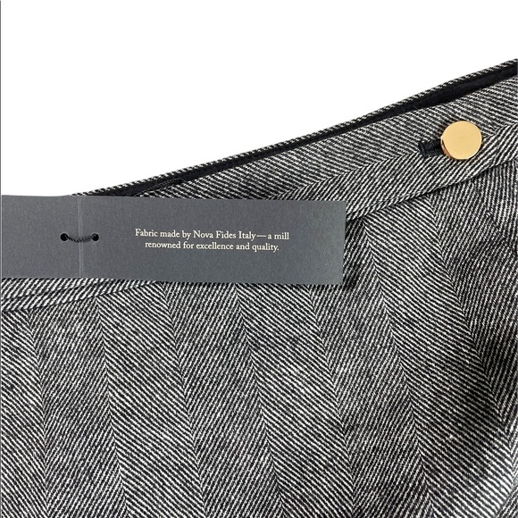 Banana Republic Wool Mini Skirt Italian Flannel Size 12 NEW - Picture 5 of 7